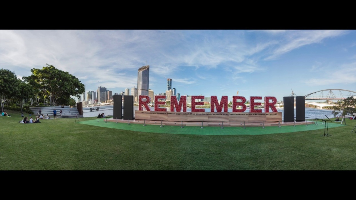 Armistice Centenary Art Installation - Brisbane