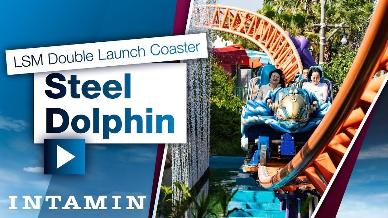 Intamin - LSM Launch Coaster - Steel Dolphin @ Haichang Ocean World