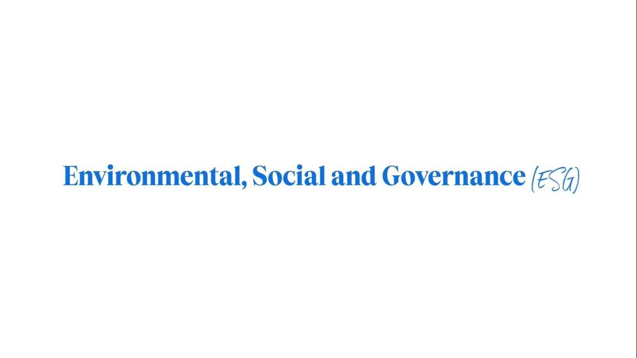 Environmental, social and governance