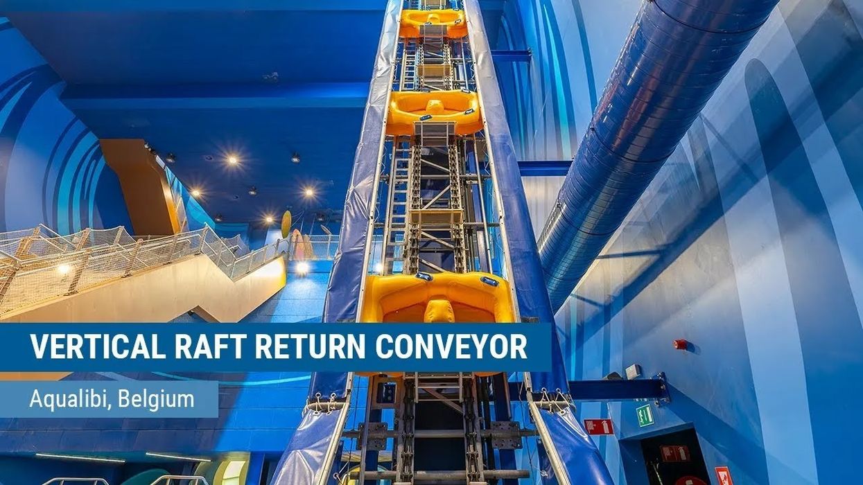 Vertical raft return conveyor