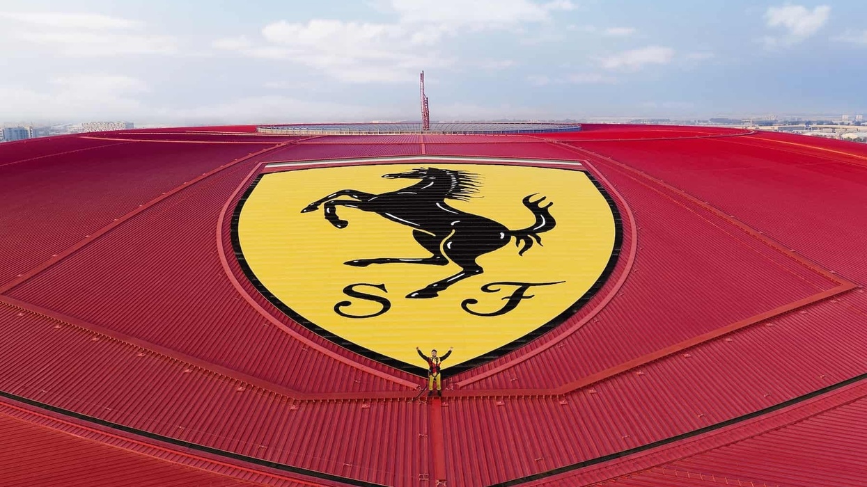 The all-new Roof Walk and Zip Line experiences at Ferrari World Abu Dhabi