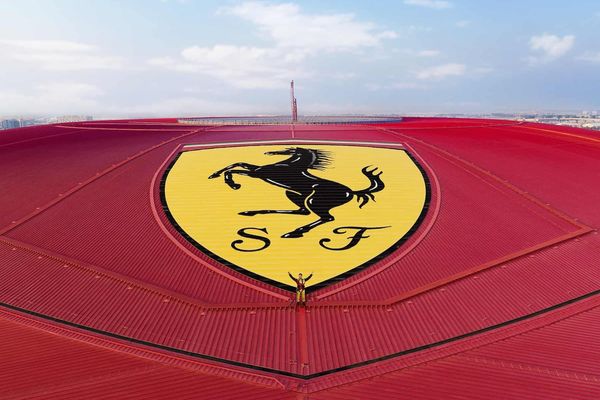 The all-new Roof Walk and Zip Line experiences at Ferrari World Abu Dhabi