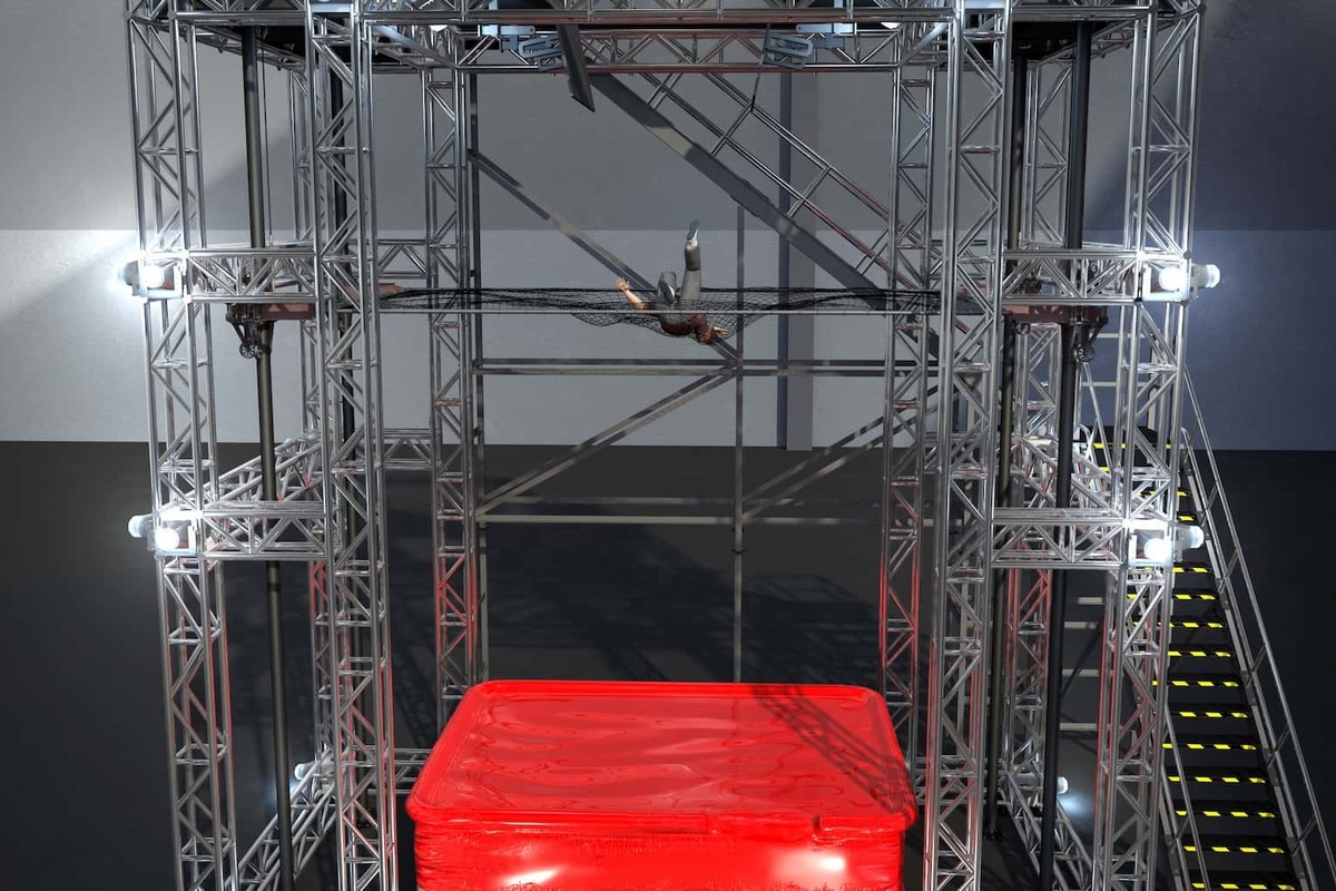 Unharnessed Fall System