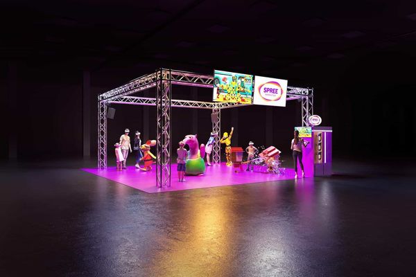 The 6-player SPREE Arena