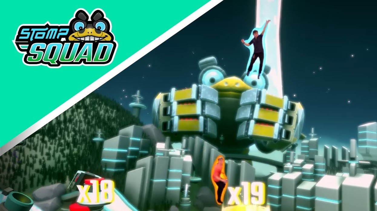 2-player trampoline game: Stomp Squad for ValoJump