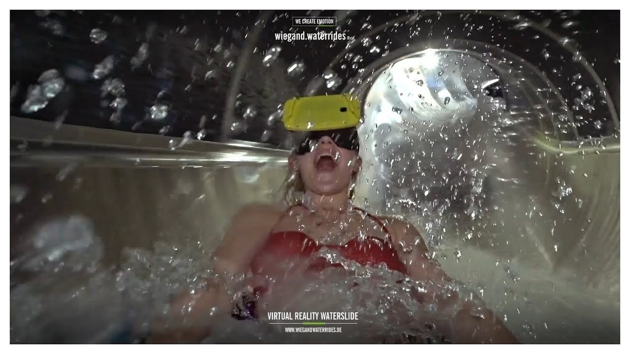 Virtual Reality Waterslide