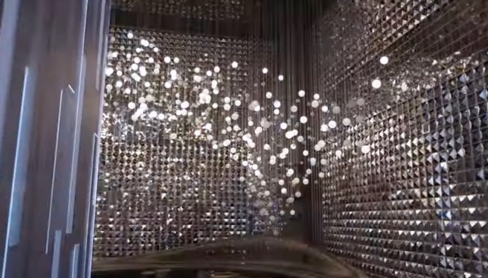 ZA Sign in The World’s Largest Kinetic Wall at Aramco VVIP Centre