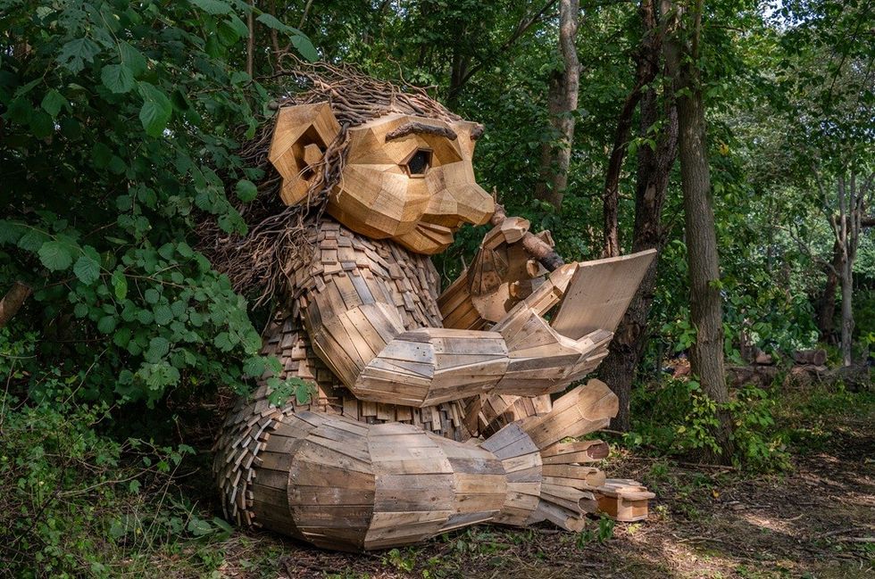 Imagine Trolls A Field Study Thomas Dambo notes