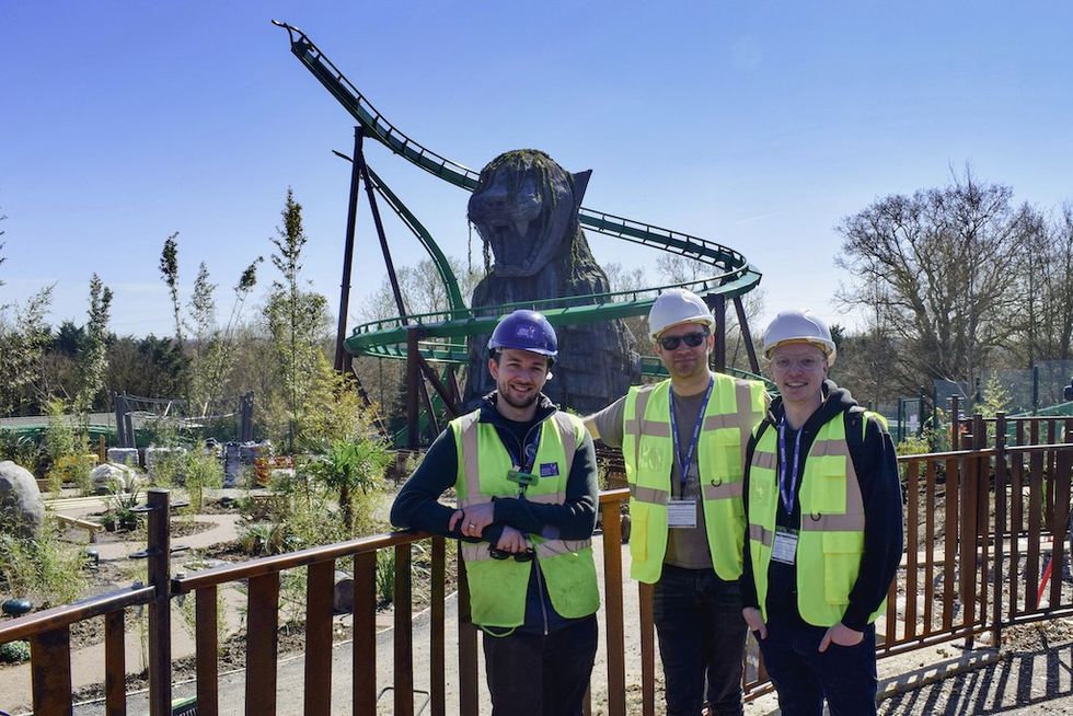 Imaginize team with John Burton at Jumanji Land Chessington