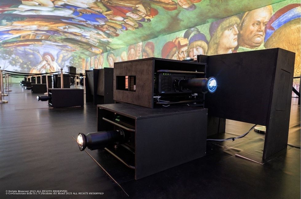 immersive experience sistine chapel Distributed architecture