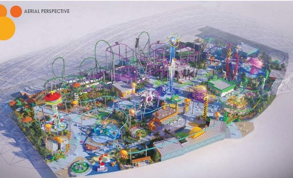 impression artist of aerial perspective mall of china indoor theme park