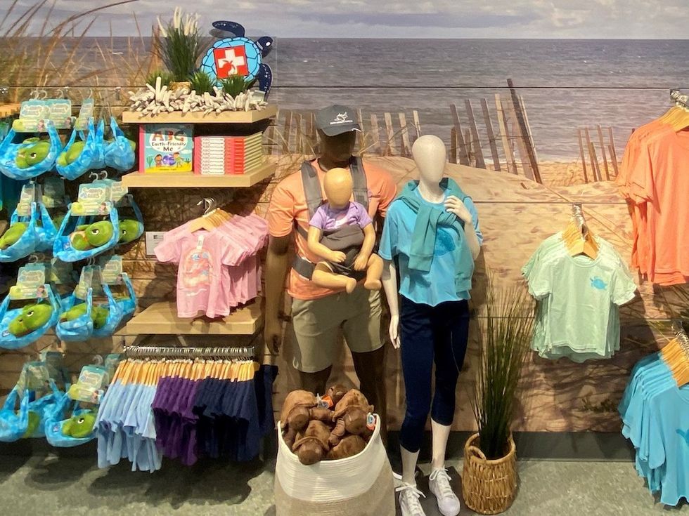 Inclusive mannequins South Carolina Aquarium diversity in retail