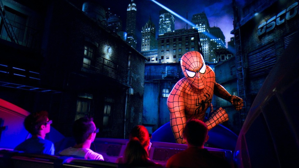 influential dark rides The Amazing Adventures of Spider-Man