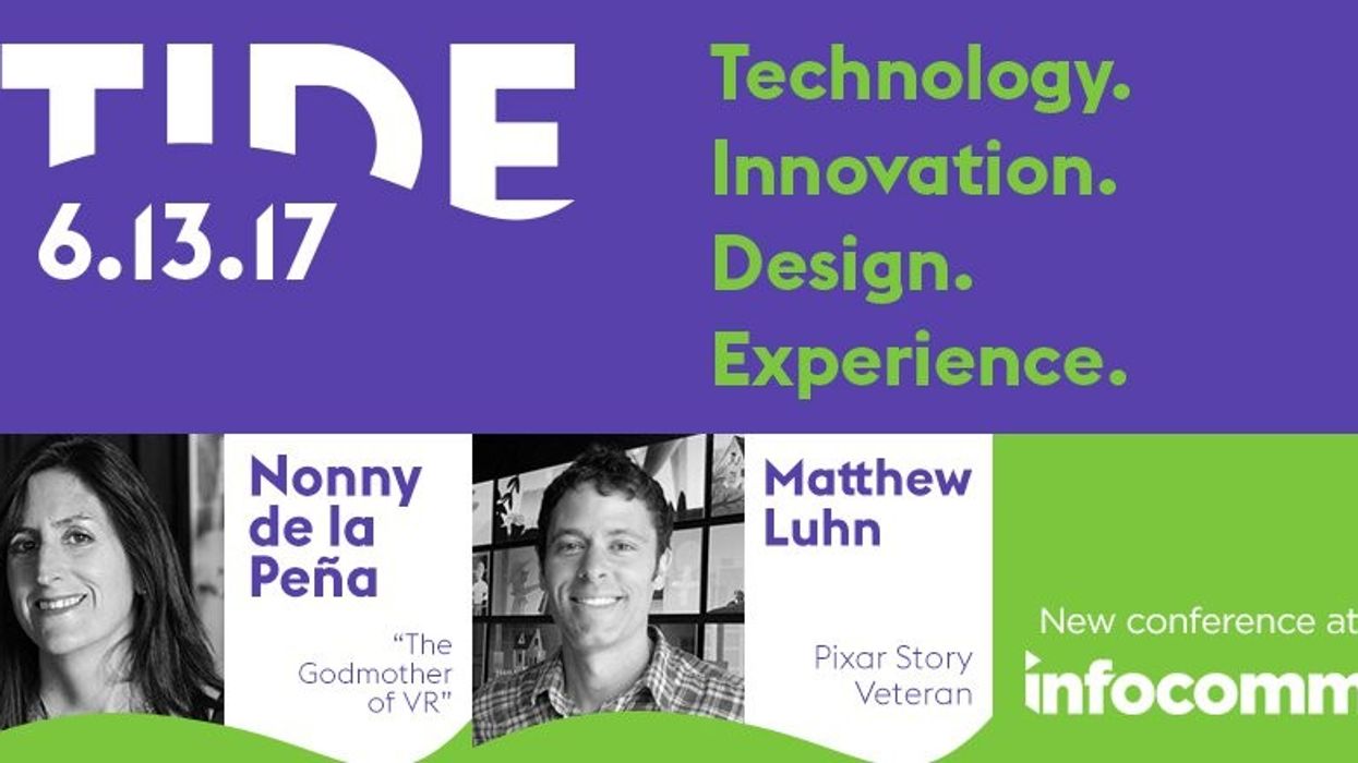 InfoComm 2017's New TIDE Conference: Keynotes by visionary storytellers from Pixar, NASA, Hamilton and more