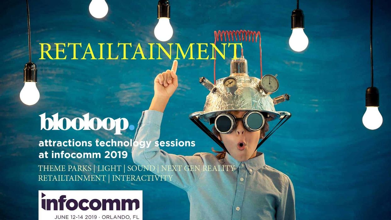 infocomm blooloop attractions technology retailtainment