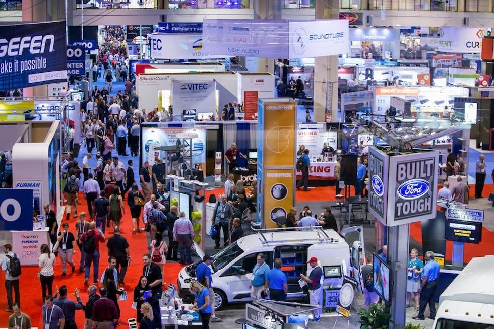infocomm show floor