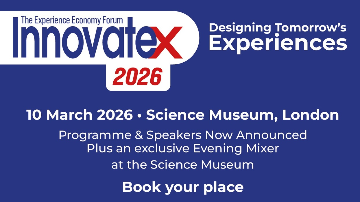 Innovatex 2026 event details for March 10 at Science Museum, London.
