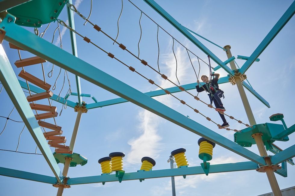 Innovative Leisure ropes course Haven UK