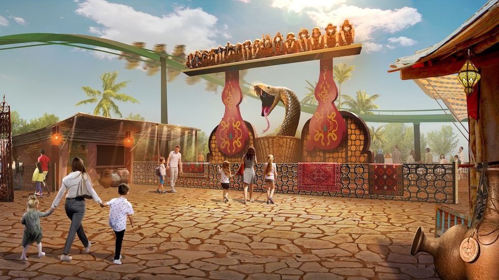 Inowize concept art Top Dancer Chessington Jumanji