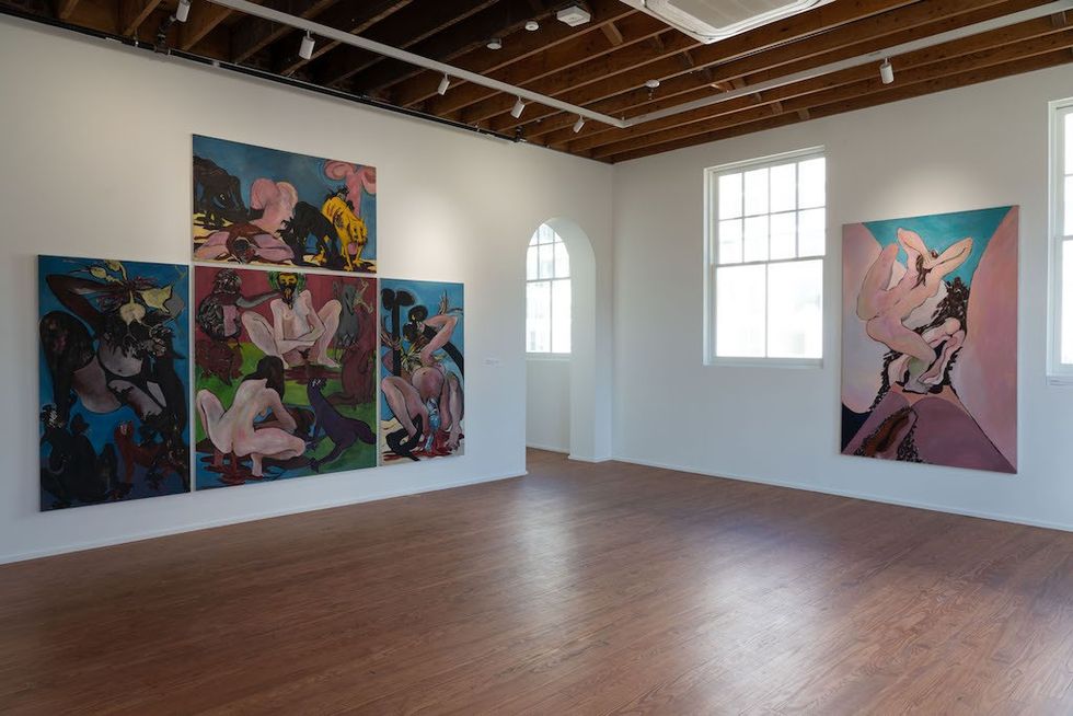 Installation view, Juanita McNeely, What’s Going On. Photo credit Chi Lam.