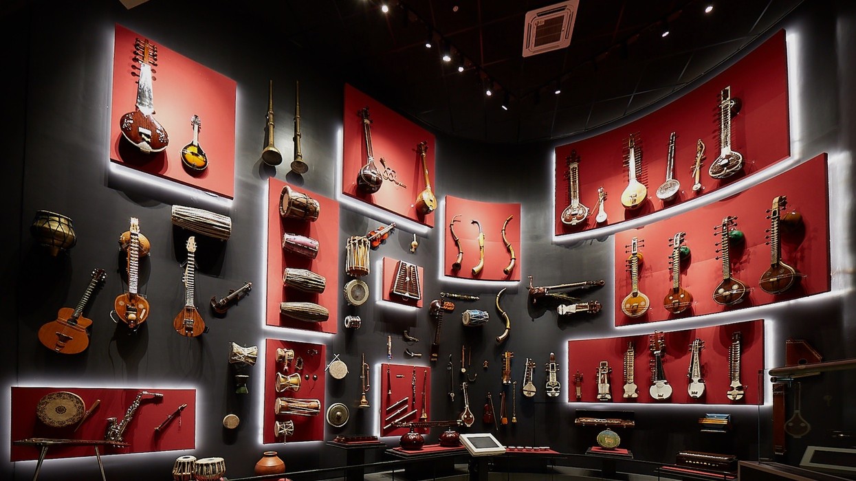 instruments at the Indian Music Experience