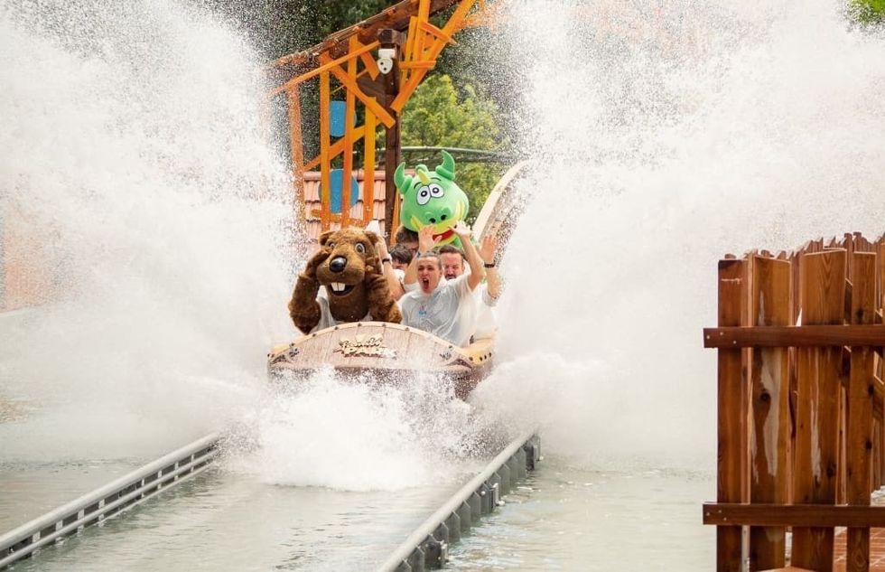 Intamin Bieberburg Flume Ride FamilyPark