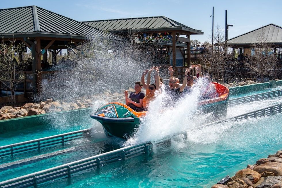 Intamin Catapult Falls SeaWorld