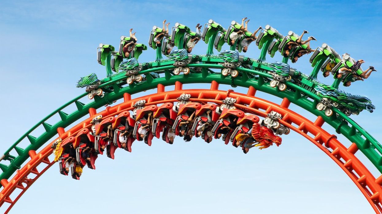 Intamin Dueling Dragons