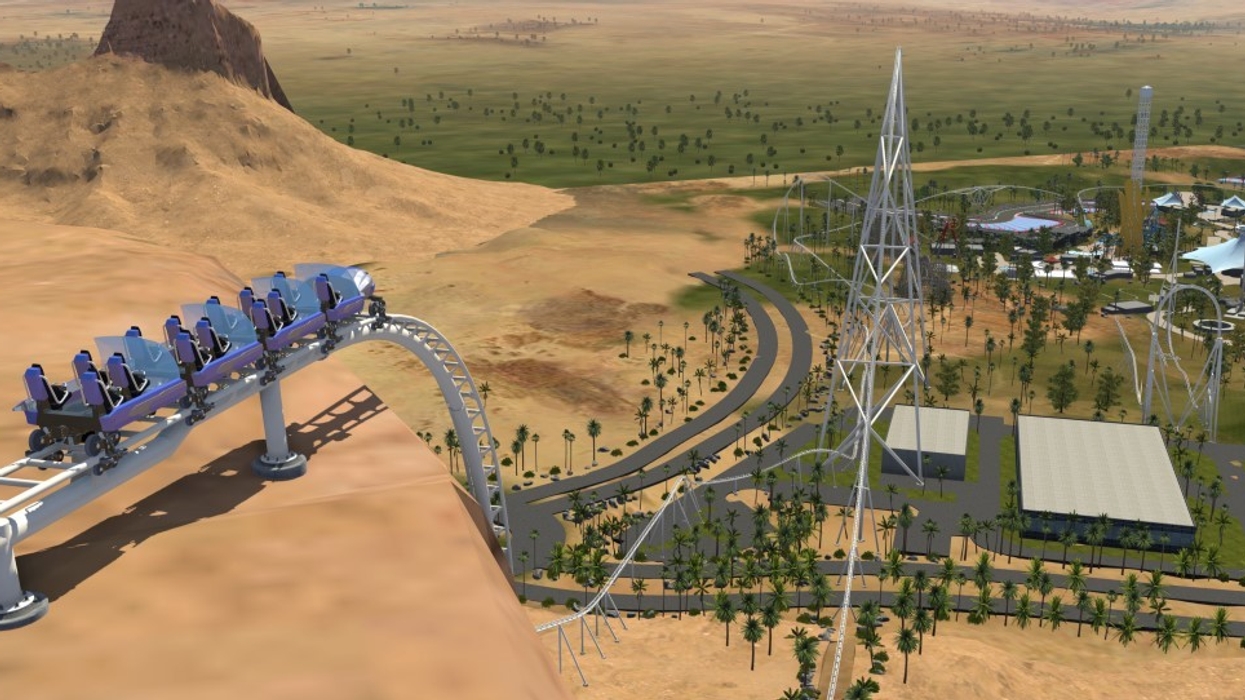 Intamin Falcon's Flight rendering