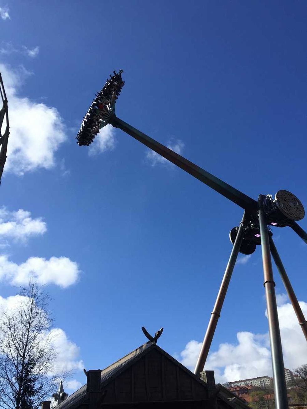 Intamin gyro swing coaster Liseberg