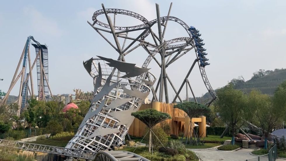 Intamin Light of Revenge Figure Eight Big Top by Candice Fu