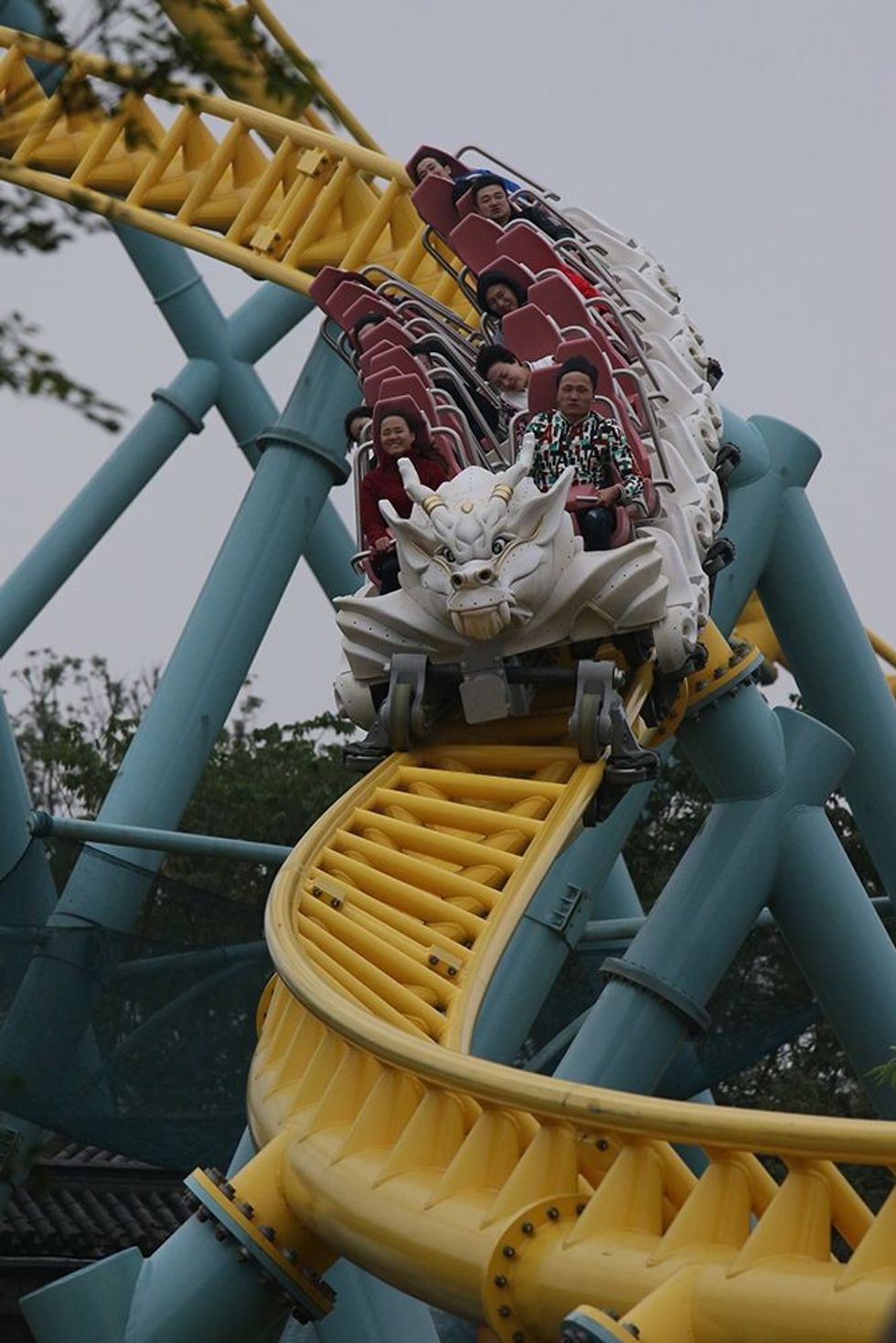 Intamin LSM Launch Coaster at Wanda Hefei