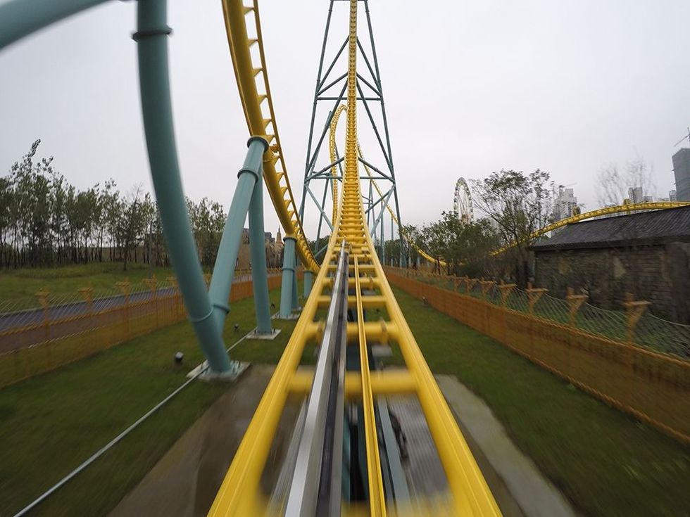 Intamin LSM Launch Coaster at Wanda Hefei
