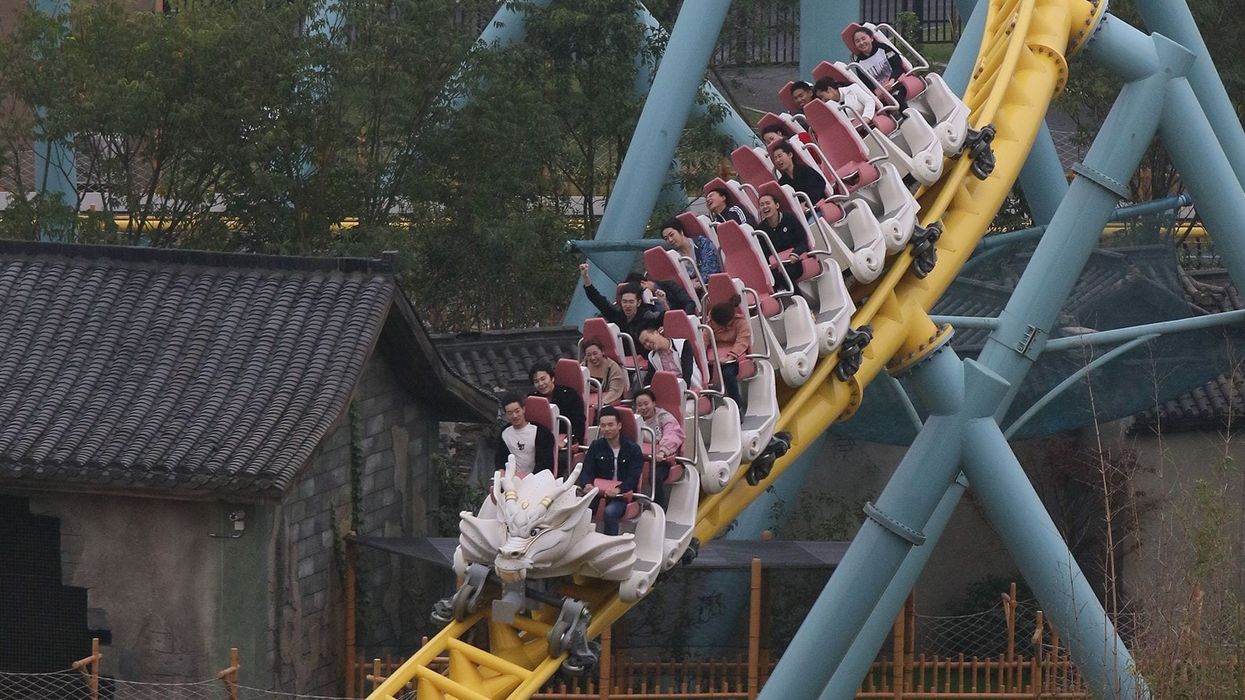 Intamin LSM Launch Coaster at Wanda Hefei