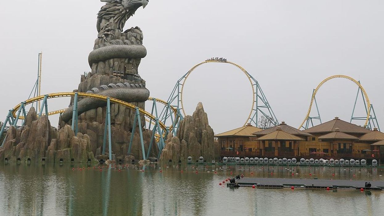 Intamin LSM Launch Coaster at Wanda Hefei
