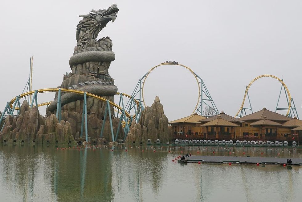 Intamin LSM Launch Coaster at Wanda Hefei