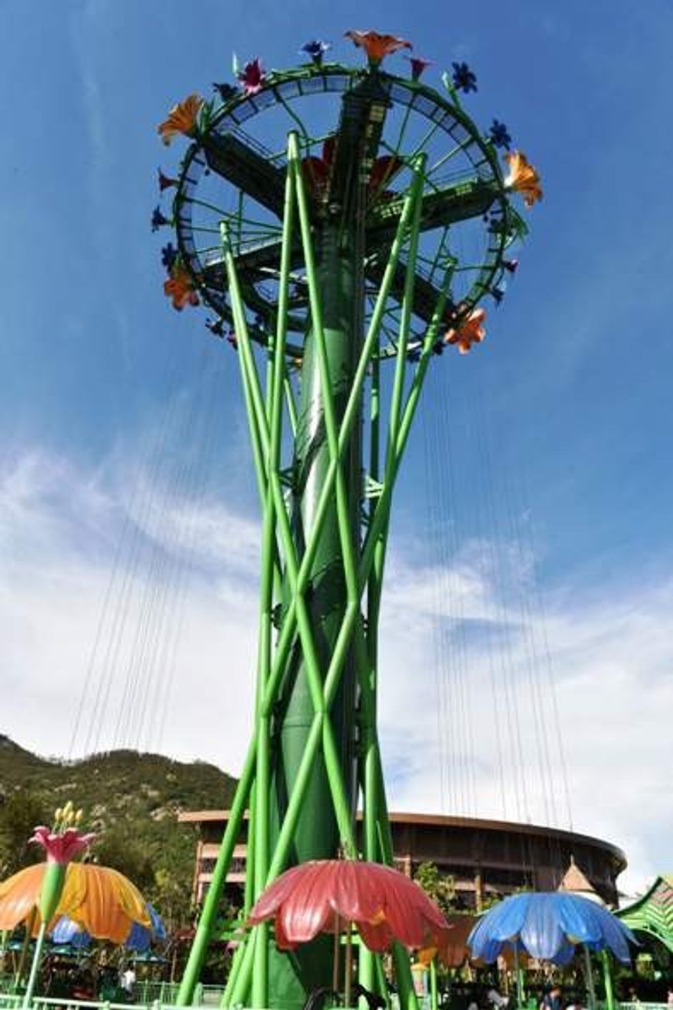 Intamin's Rainforest Drop Towers open at China's Chimelong Ocean Kingdom zhuhai