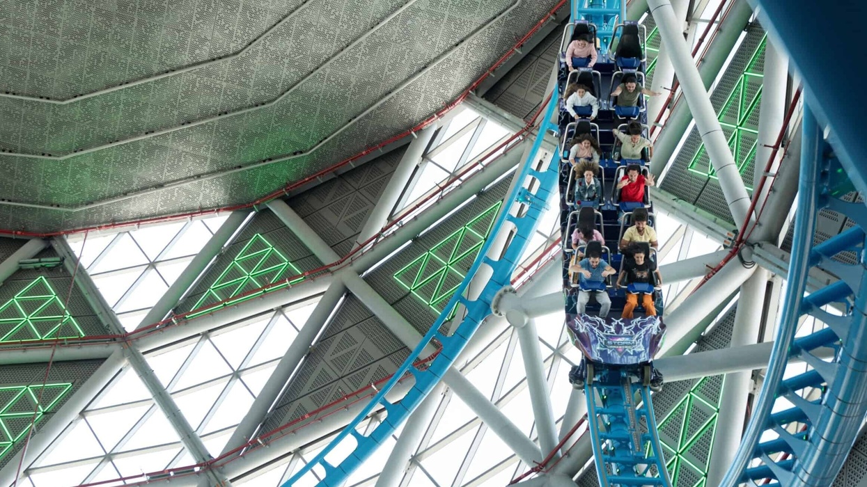 Intamin Storm Coaster Dubai Hills Mall