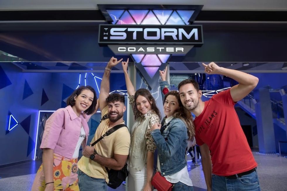 Intamin The Storm Coaster Logo Entrance Dubai