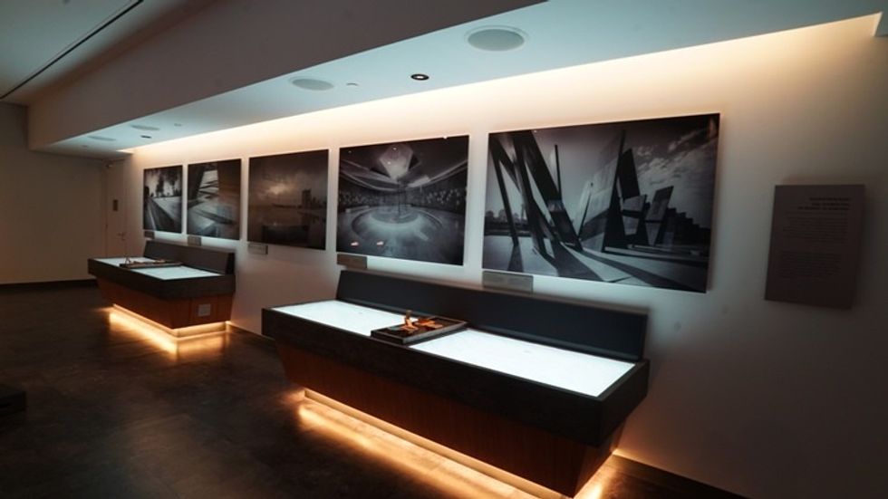 Interactive displays at Thinkwell Group's new visitor centre experience for Wahat Al Karama Memorial, Abu Dhabi