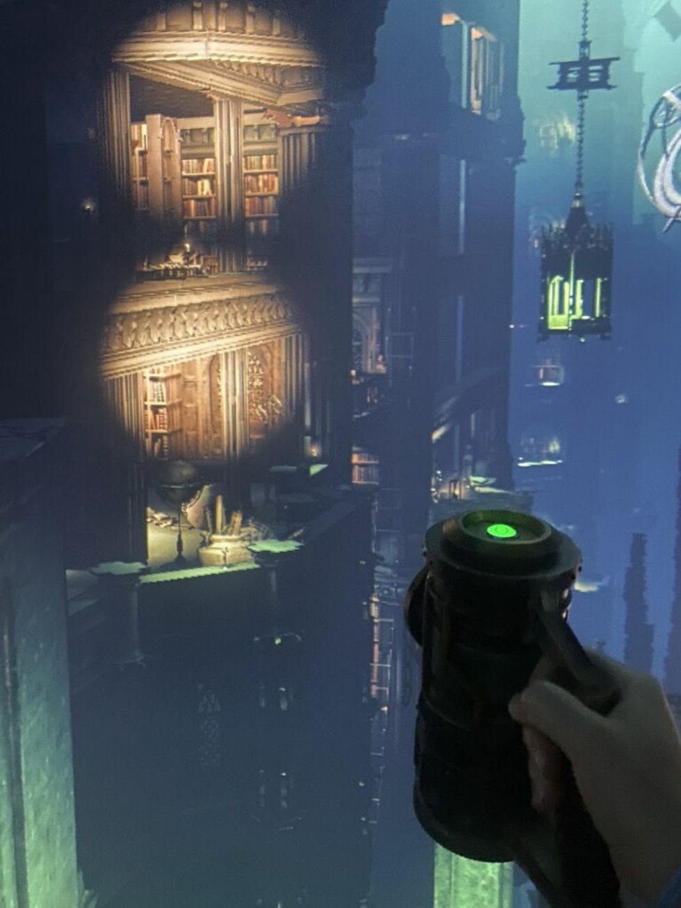 Interactive media on EtherQuest Attraction at Katmandu Park Punta Cana, Caribbean Falcon's Beyond