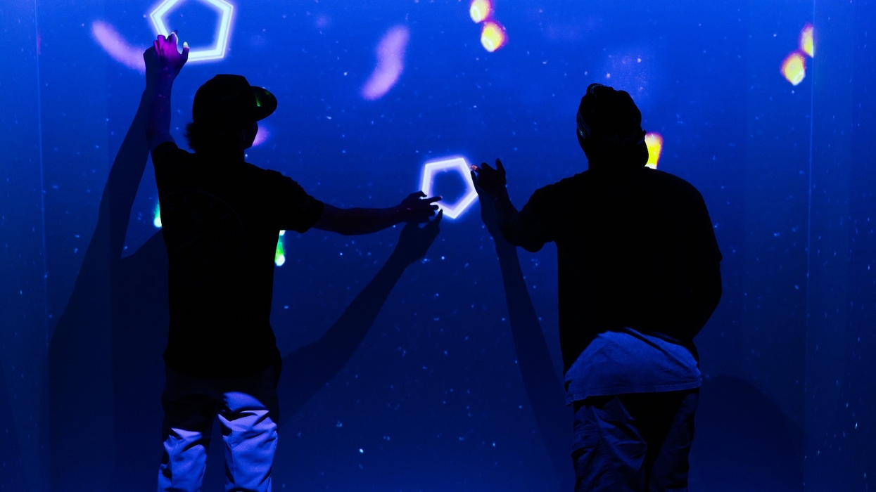Interactive walls at Electric Playhouse