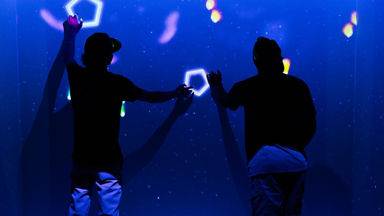 Interactive walls at Electric Playhouse