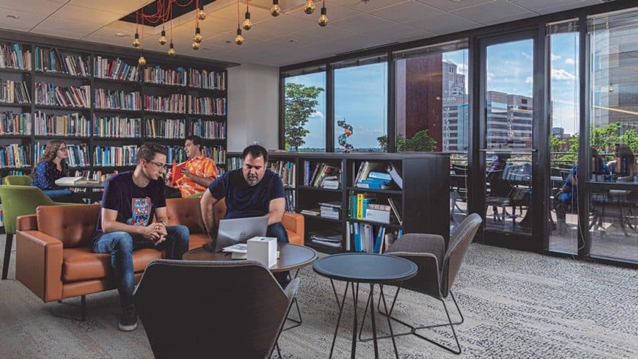 Interior of PGAV Destination's new offic space