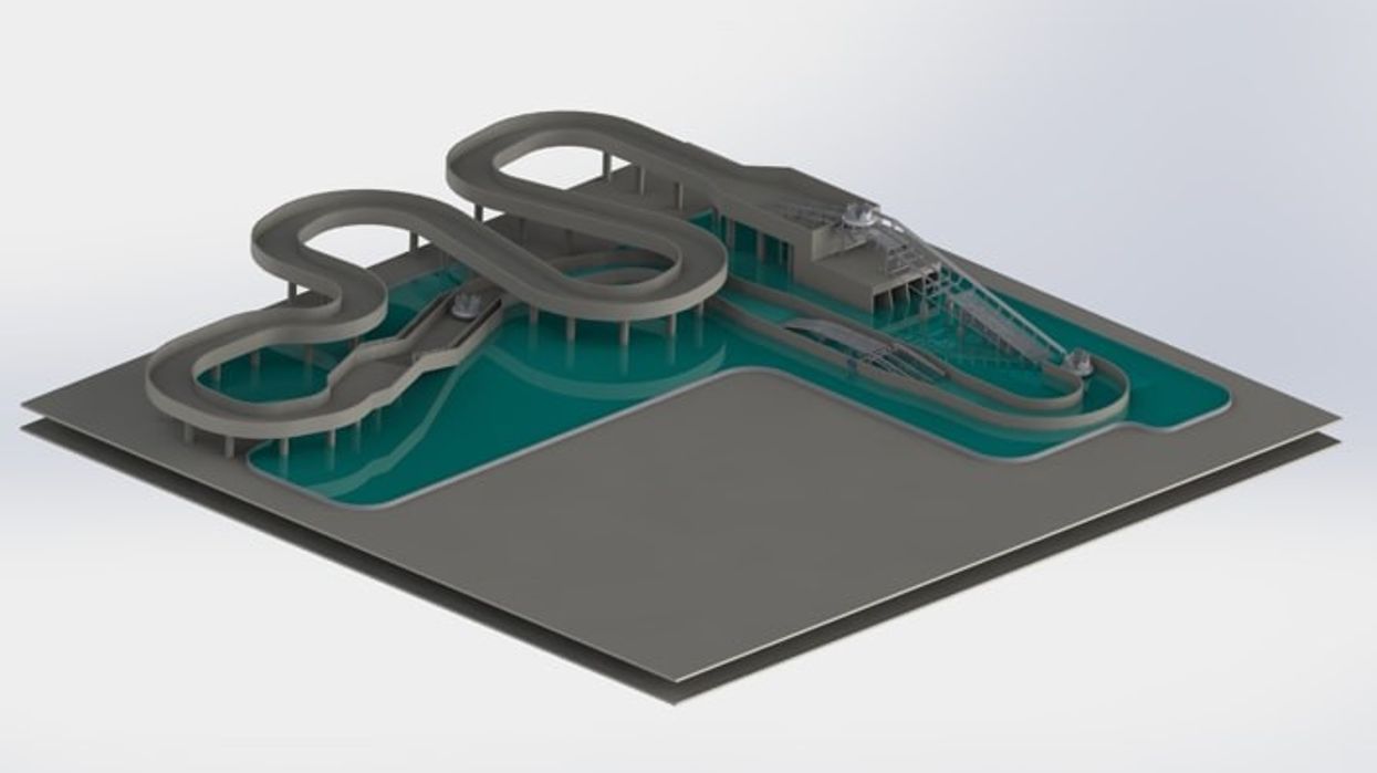 interlink rapid river, immersive superflume
