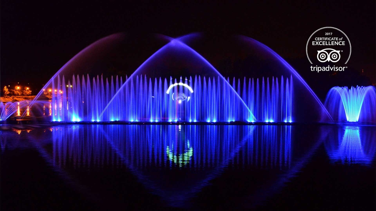 inventions show multimedia fountain roshen Emotion Media Factory