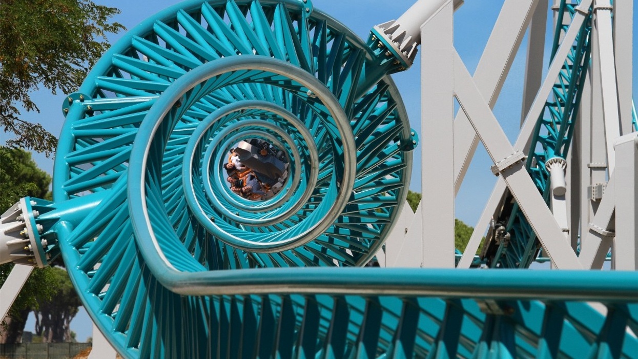 inversion coaster from intamin for maps perak