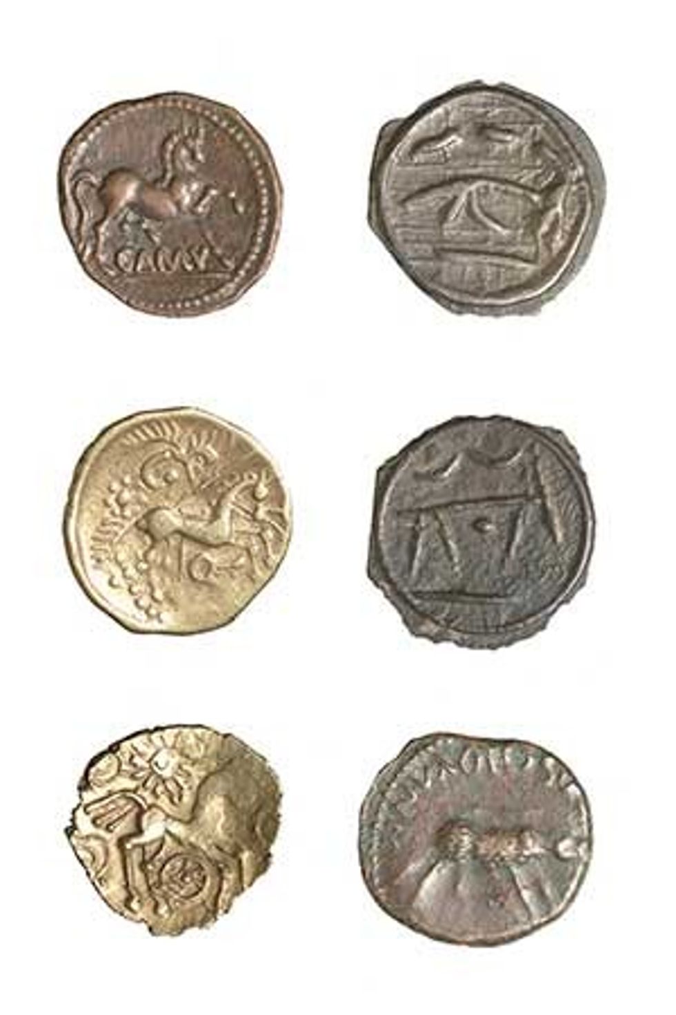iron age coins from the museum of london