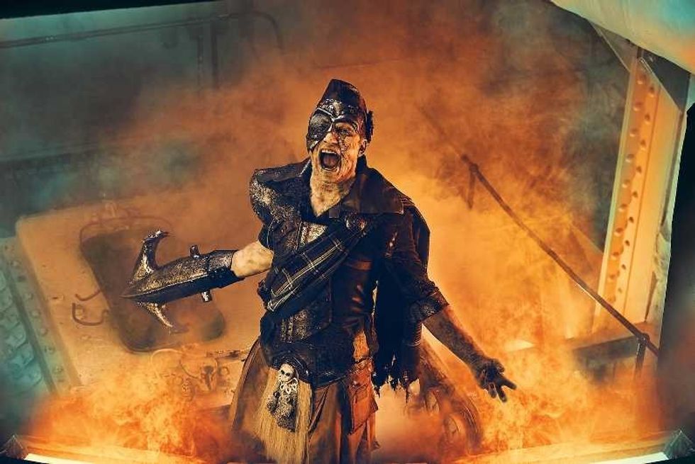 iron master at dark harbor halloween event aboard queen mary