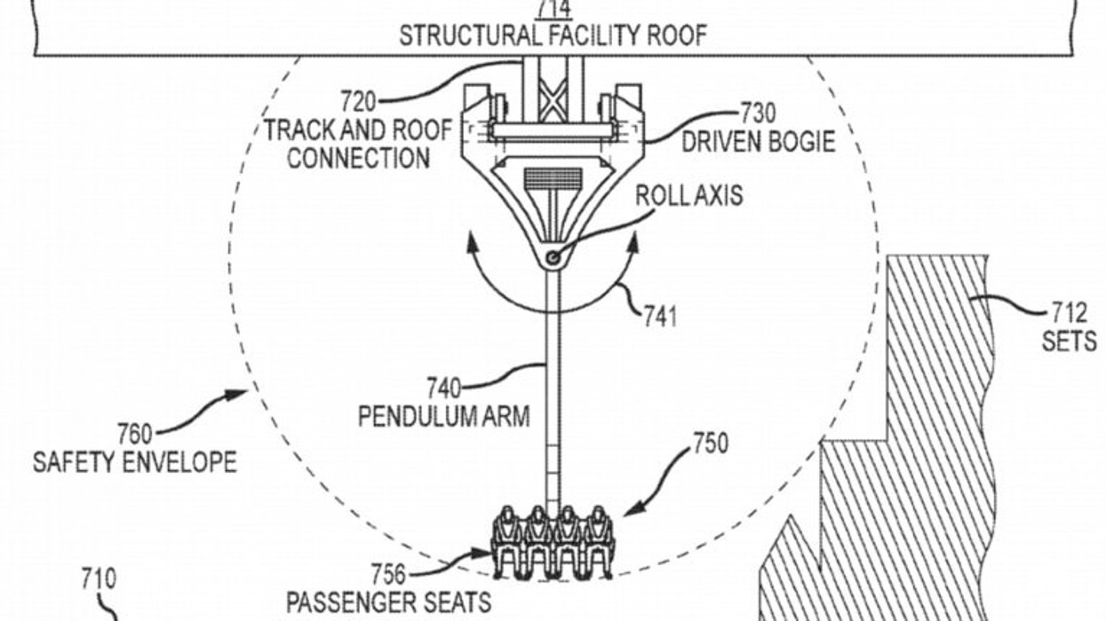 Is this Disney's design for a new Spider-Man swinging-motion ride?
